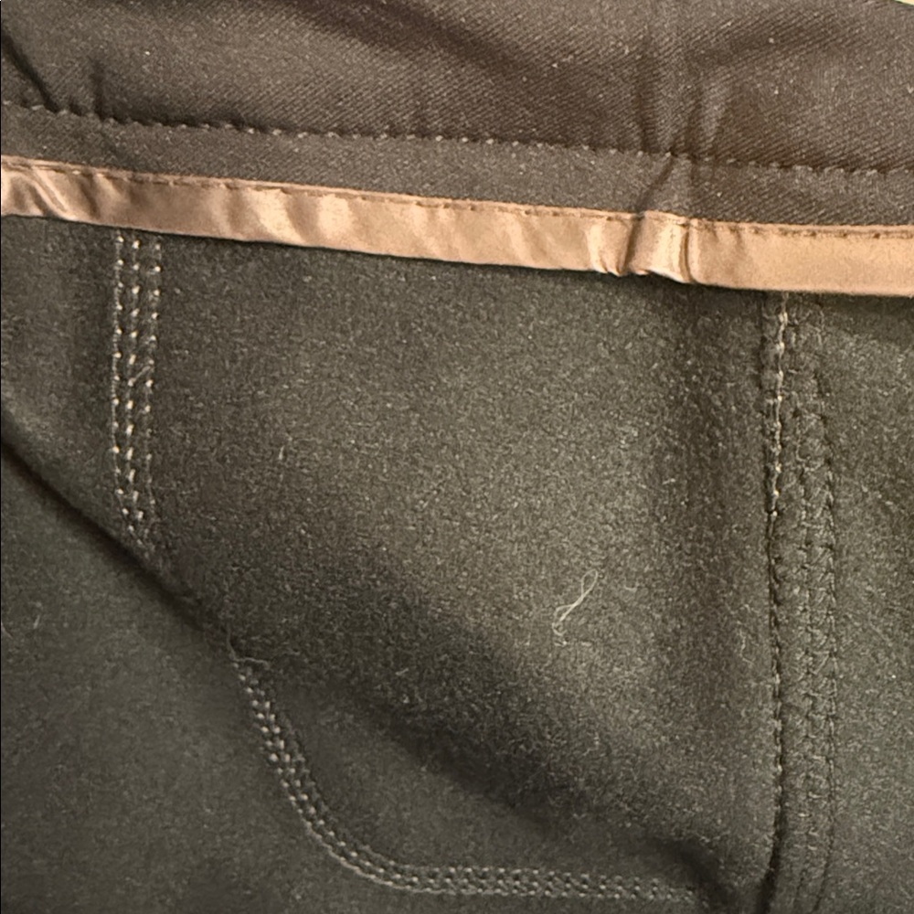 FrauenSchuh lined Black Ski Pants with gray and white detail Austrian Luxury - Picture 5 of 16